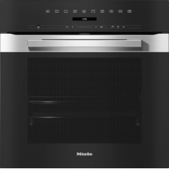 Miele Built in Electric Oven 60 cm 76 Liter 12 Functions Pyrolytic Cleaning Touch Control Stainless Steel H 7262 BP
