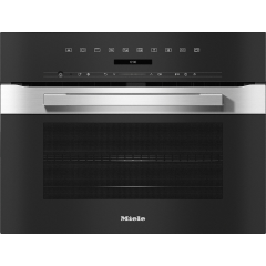 Miele Built-in Electric Oven and Microwave 45 cm 43 Liter 18 Functions Touch Control H 7240 BM