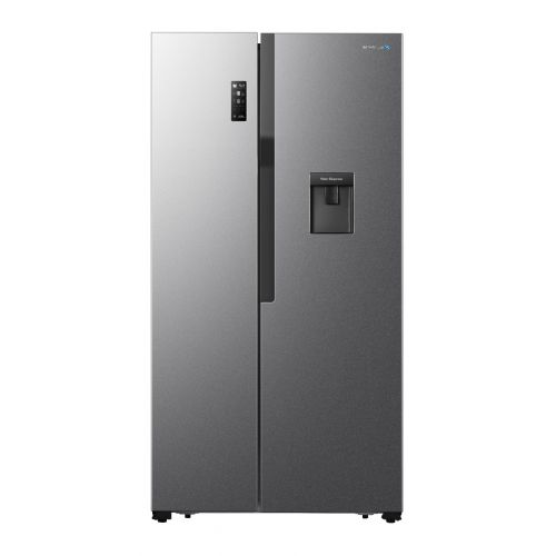 White Whale Refrigerators 515 L Digital Inverter with Dispenser Black WR-8120IKB
