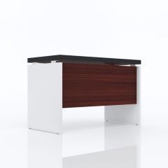 Artistico Office Desk 120*60*75 cm Without Drawers Brown*White AOD-120BWH