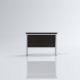 Artistico Office Desk 100*55*75 cm Without Drawers Black*White AOD-100BKWH