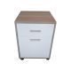 Artistico Domino Office Cabinet 45*45*60 cm Brown*White ADO-45BWH