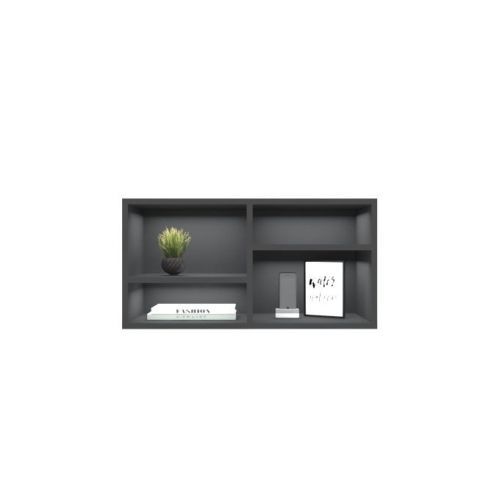 Artistico Modern Wooden Shelf 80*40*30 Cm Gray AMWS-80G