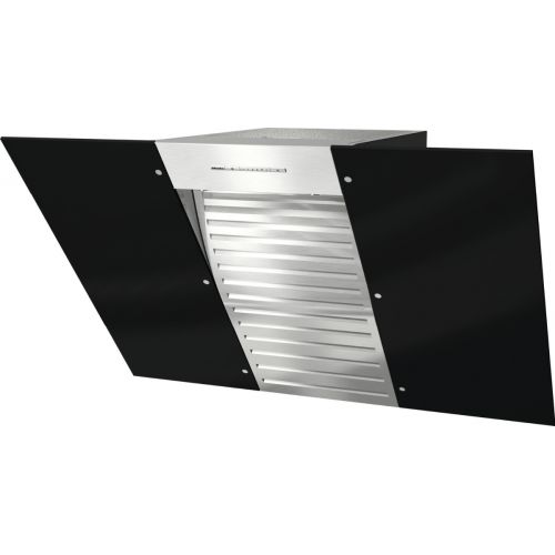 Miele Wall Mounted Cooker Hood 650m3/h With Energy Efficient LED Lighting Glassy Black DA6096W BK