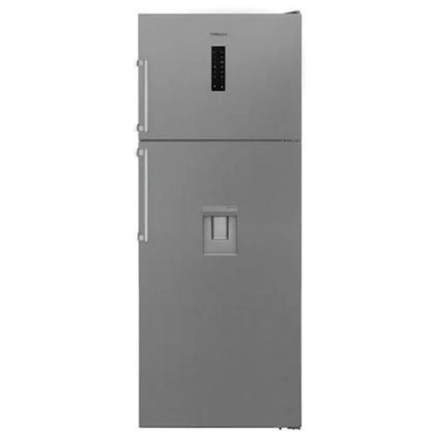TORNADO Refrigerator Digital Advanced No Frost 496 Liter With Dispenser Shiny Silver RF-496WVT-SLS