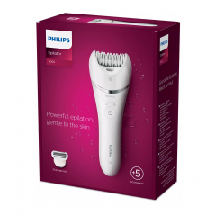 Philips epilator Series 8000 Wet and Dry With 5 Accessories BRE710/00