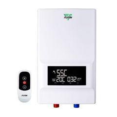 Flyon Instant Electric Water Heater 11 KW With Remote Control White Premium-Gold-11-Remote-C