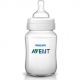 Avent Classic Plastic Bottle 125ml, Natural Flush Nipple, 4 Pieces, Milk Bags and Food Storage Cups SCF639/05