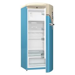 Gorenje Refrigerator 260 L 1 Door Mechanic Control IonAir With DynamiCooling Fan To Spread Cool Air OBRB153BL