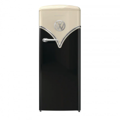 Gorenje Refrigerator 260 Liter 1 Door Volkswagen With Humidity Control Ion Air Black OBRB153BK