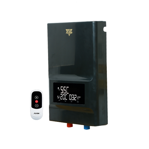 Flyon Instant Electric Water Heater 12 KW With Remote Control Black Premium-Gold-12-Remote-C-BK