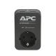 APC Essential SurgeArrest 1 outlet Germany with 2 USB 230V Black PME1WU2B-GR