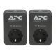APC Essential SurgeArrest 1 outlet Germany with 2 USB 230V Set 2 Pieces PME1WU2B-GR