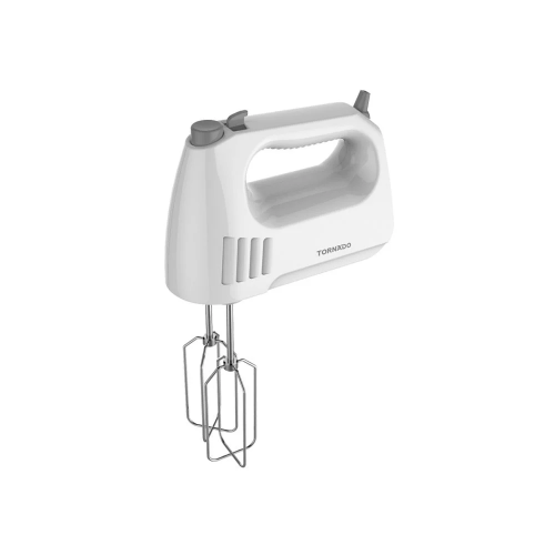 TORNADO Hand Mixer 300 Watt With 4 Speeds and Turbo Speed White Color HM-300T