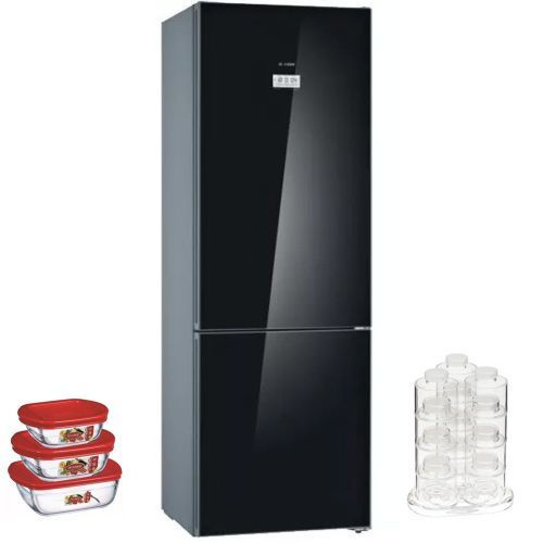BOSCH Refrigerator Combi 559 L NoFrost Digital Black KGN56LB3E8