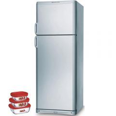 Indesit Freestanding Refrigerator 335 L Silver TAAN 6FNF S