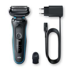 Braun Hair Clipper And Trimmer Wet & Dry Series 5 Easy Clean Black B-50-M1000s