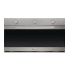 Ariston Built-in Gas Oven 90cm With Electric Grill 106 Liters Auto Ignition Interior Lighting Stainless Steel