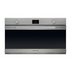 Ariston Built-In Gas Oven 90 cm With Electric Grill 97 Liter 2 Fans Auto Ignition Stainless Steel GESM-55-IX-A-30