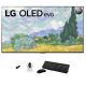 LG OLED TV 77 Inch G1 Series Gallery Design 4K Cinema HDR WebOS Smart AI ThinQ Pixel Dimming OLED77G1PVA