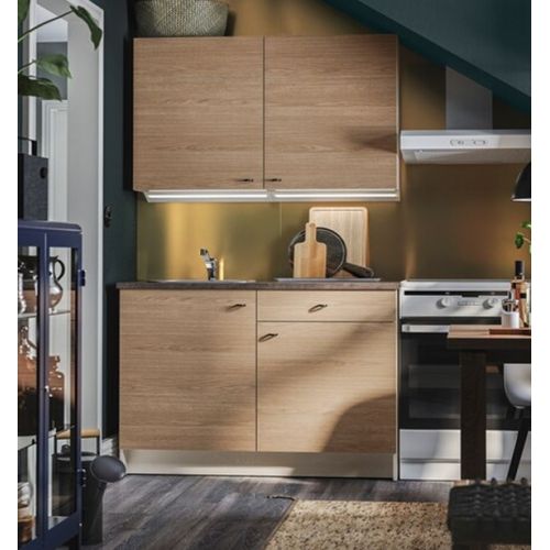 Domani Kitchen 120*60*90 cm 2 Doors and Drawer Beige kit-06