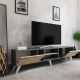 DOMANI TV Unit 180*40*50 cm with 5 PVC Legs and 2 Flip Flops T087