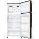 LG Refrigerator Top Freezer 547L Water dispenser Black GN-F722HXHL