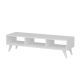 DOMANI TV Unit is Made of Imported High Quality MDF Wood With a Hanging Shelf and 4 Legs 140*30*40cm T090