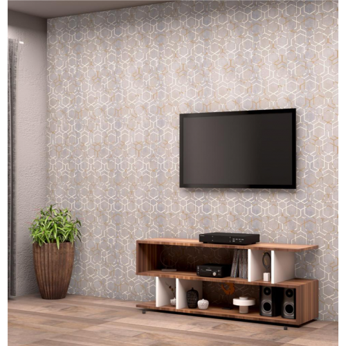 DOMANI TV Unit is Made of Imported High Quality MDF Wood With a Shock Resistant PVC Strip Size 120*30*50 cm T0110