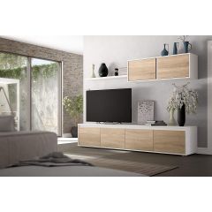 DOMANI TV Unit is Made of Imported High Quality MDF Wood In Addition to 6 Sashes Size 180*40*55 cm T0124