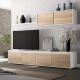 DOMANI TV Unit is Made of Imported High Quality MDF Wood In Addition to 6 Sashes Size 180*40*55 cm T0124