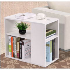 Domani Side Table is Made of Imported High Quality LPL Wood 60*30*60 cm White C036