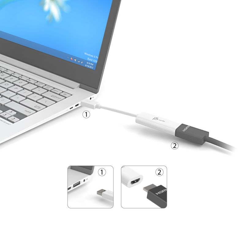 J5create USB to HDMI Multi Monitor Adapter JUA254