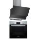 Bosch Built-In Electric Oven 60 cm and Hood 60cm 539 m3/h HBF113BR0Q