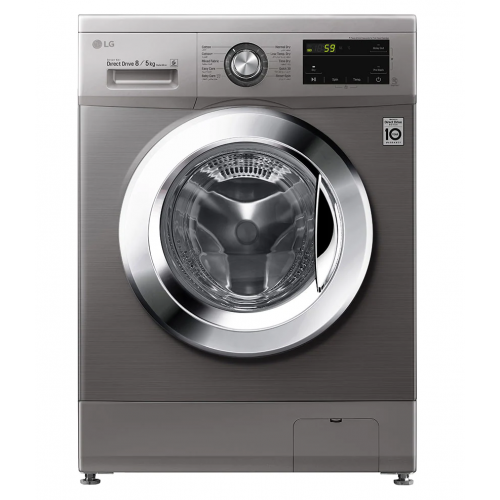 LG Washing Machine 8 KG With Dryer 5 KG Platinum Silver F4J3TMG5P