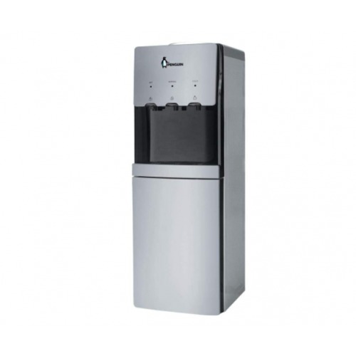 Penguin Water Dispenser 3 Taps With Storage Cabin Silver Hd-1578-W
