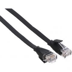 Lenovo CAT6 Ethernet Network Lan Cable Flat 10M Black Kx1621
