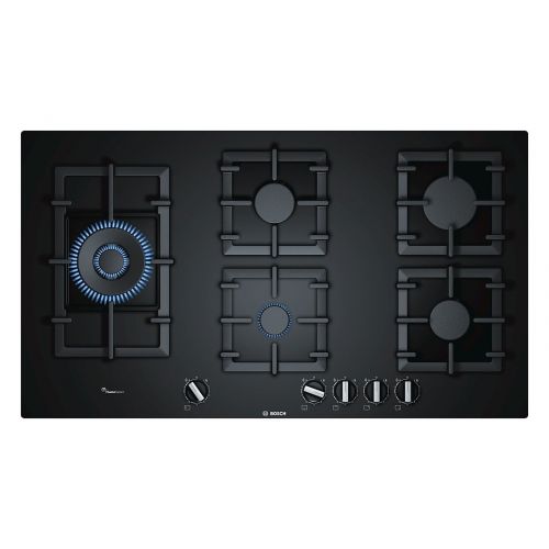 Bosch Built-In Gas Hob 90 cm Tempered Glass Black PPS9A6B90