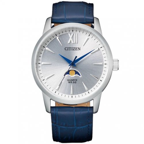 Citizen Watch for Men Moonphase Silver Dial Quartz AK5000-03A