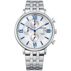 CITIZEN Watch For Men Classic Chrono Silver Dial Stainless Steel AN3610-71A