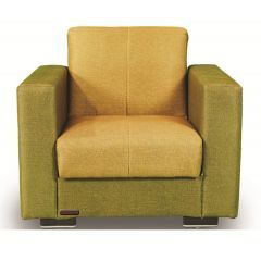 Aldora Viola 1 Seat Chair Bed And Storage Cumin and lemon AVSB1-CL