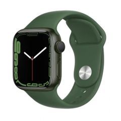Apple Watch Series 7 GPS 41mm Green Aluminium Case with Clover Sport Band Regular MKN03AE/A