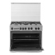 White Point Free Standing Gas Cooker 90*60 Full Safety 5 Burners Fully Stainless WPGC9060XFSAM