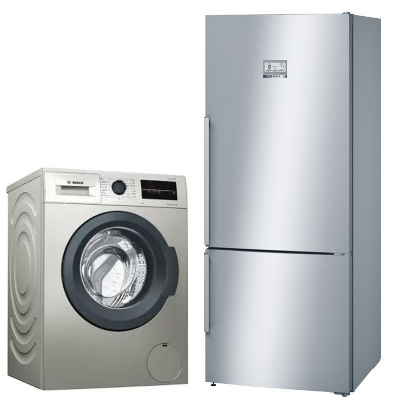 Bosch Refrigerator Combi Liter Feet And Washing Machine Kg Rpm Kgn Ai U