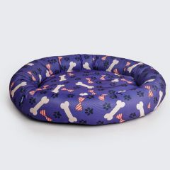 Ariika Snoozy Pet Bed Large 100 cm Blue A-72710