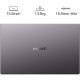 Huawei MateBook D15 2021 LapTop 15.6 inch i3 8GB 256GB CML-U i3 Space Gray H-53012JBQ