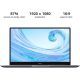 Huawei MateBook D15 2021 LapTop 15.6 inch i3 8GB 256GB CML-U i3 Space Gray H-53012JBQ