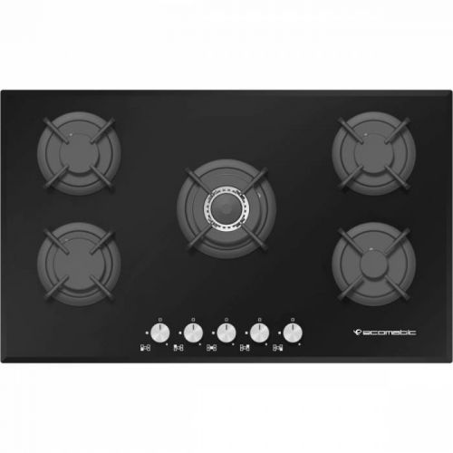 Ecomatic Built-In Crystal Gas Hob 90 cm with Stainless Steel Frame S907IGC
