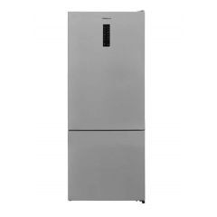 TORNADO Refrigerator Digital with Bottom Freezer Advanced No Frost 430 L Shiny Silver RF-452BVT-SLS