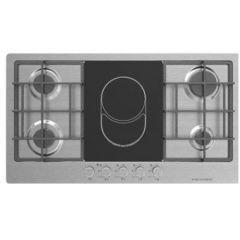 Ecomatic Built-In Hob 92 cm 4 Gas Burners and 1 Double Vitro Ceramic Plate S963XLV